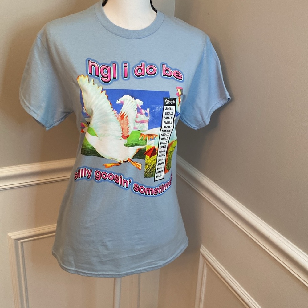 Silly Goosin T-shirt size Small Spencer's Graphic Tee